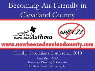 Becoming Air-Friendly in Cleveland County