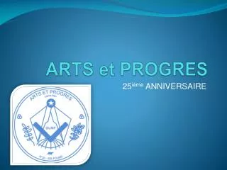 arts et progres