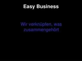 easy business