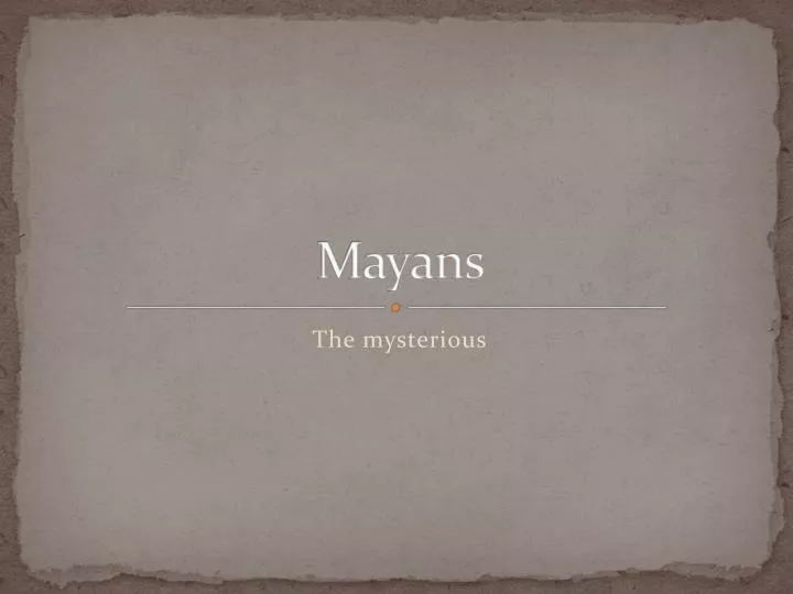 mayans