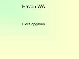 havo5 wa