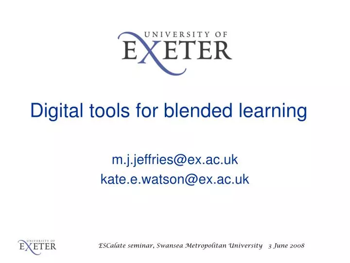 digital tools for blended learning