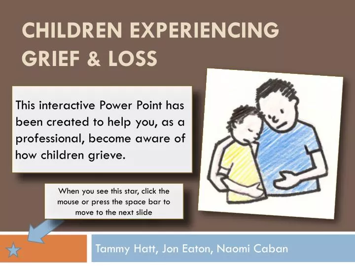 children experiencing grief loss
