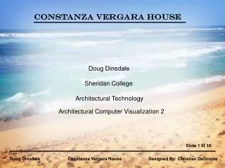 Constanza Vergara House