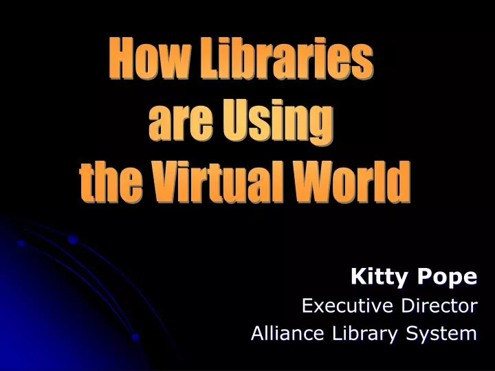 kitty pope executive director alliance library system