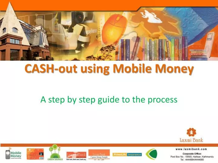 cash out using mobile money