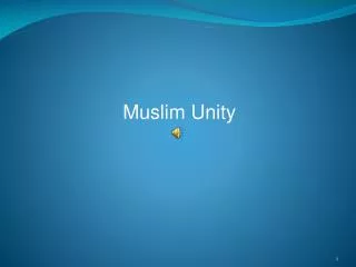 Muslim Unity