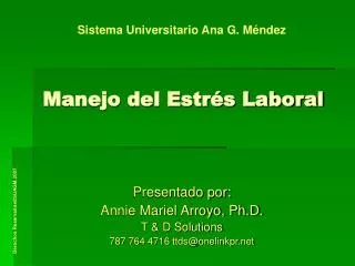 manejo del estr s laboral