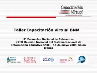 taller capacitaci n virtual bnm