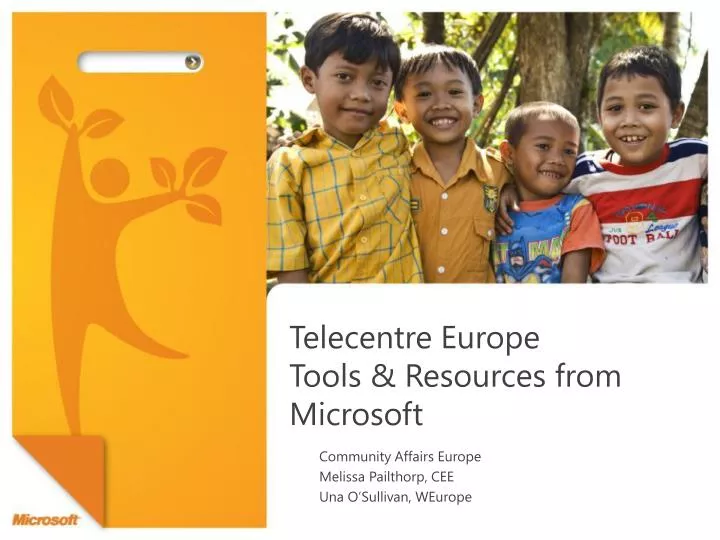 telecentre europe tools resources from microsoft