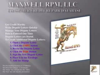 Maxwell RPM, LLC Consumer Credit Repair Database