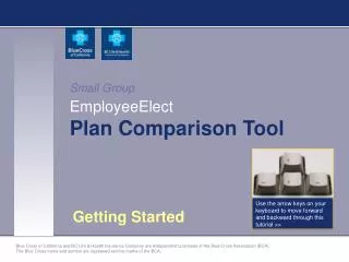Small Group EmployeeElect Plan Comparison Tool