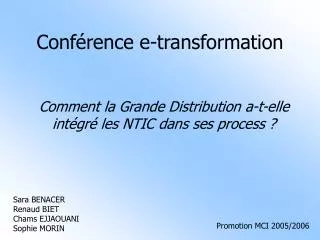 conf rence e transformation