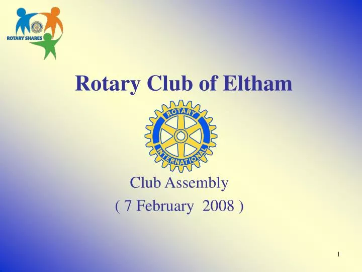 rotary club of eltham