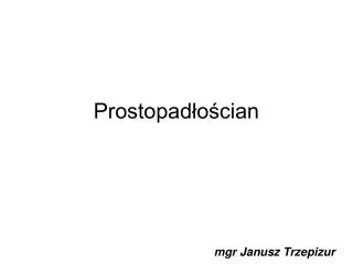 prostopad o cian