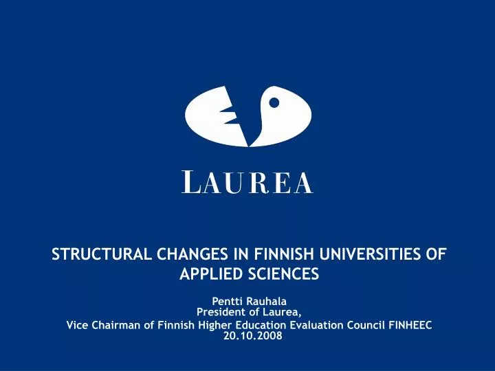 structural changes in finnish universities of applied sciences