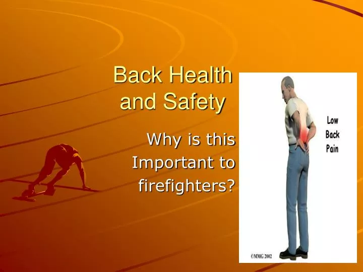 back health and safety