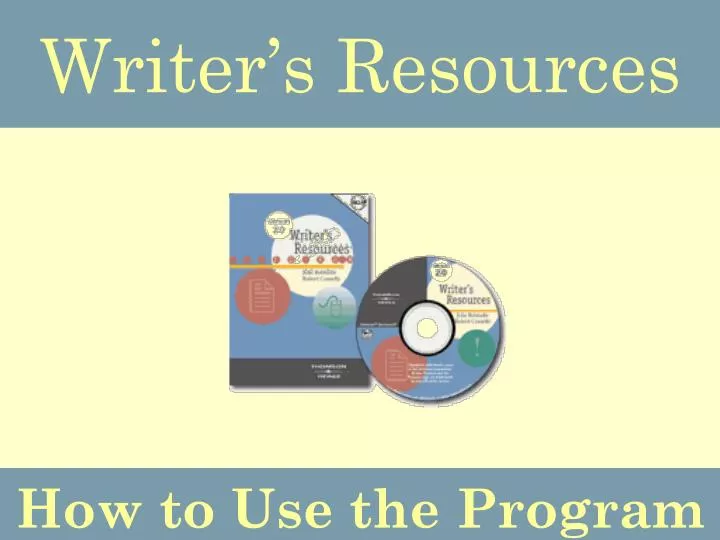 writer s resources
