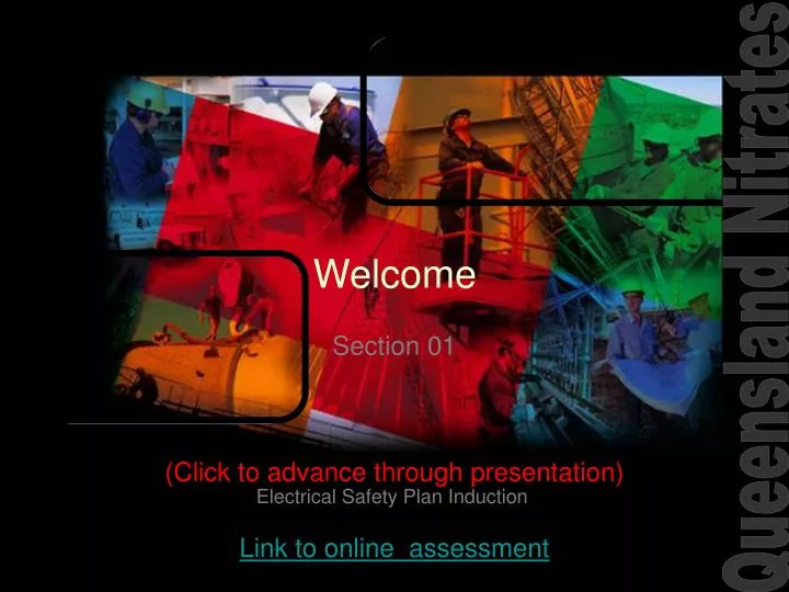 section 01 click to advance through presentation link to online assessment