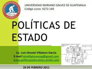 pol ticas de estado