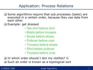 Application: Process Relations