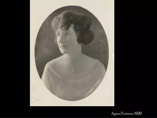 Agnes Futterer, 1920