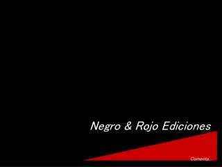 negro rojo ediciones