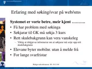 erfaring med s king svar p web sms