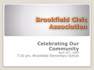 Brookfield Civic Association