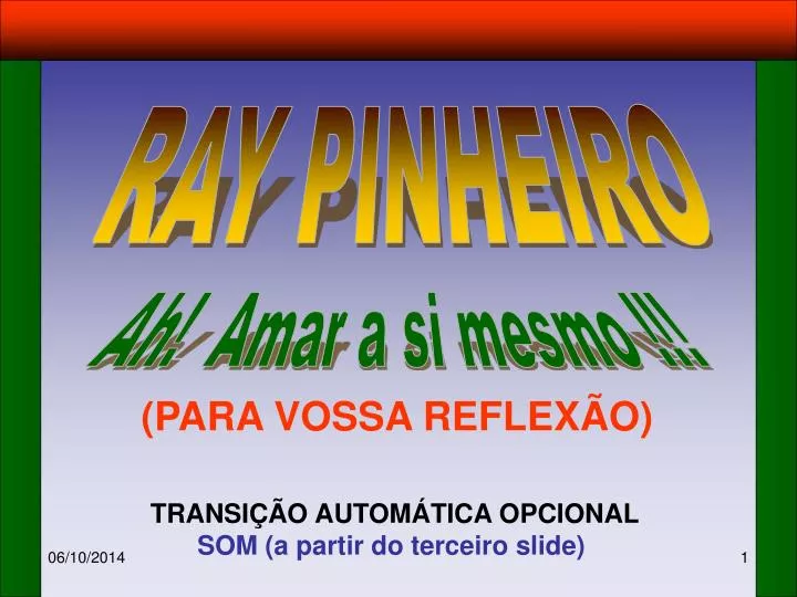 PPT - “Ame a teu próximo como a ti mesmo e não faça aos outros o que não  quer que façam contigo”. PowerPoint Presentation - ID:2259230