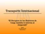 Transporte Internacional - slide 1