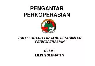 pengantar perkoperasian