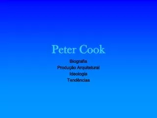 peter cook