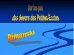 Sur les pas des Soeurs des Petites-Écoles - slide 1