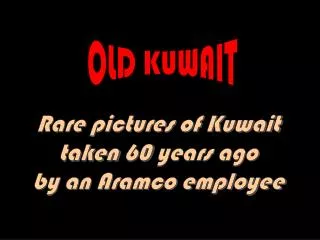 OLD KUWAIT