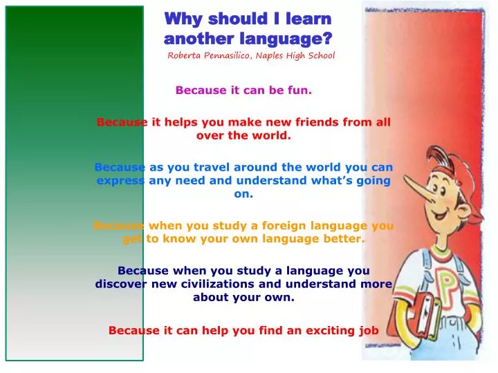 why should i learn another language