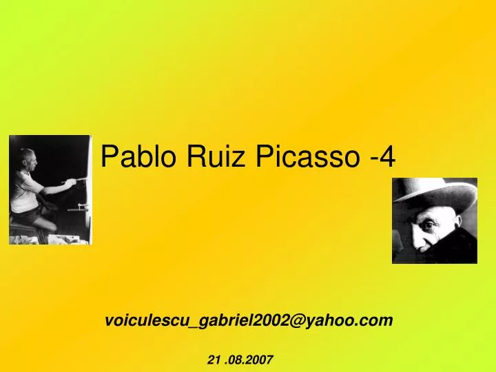 pablo ruiz picasso 4