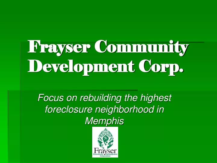 frayser community development corp