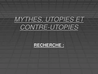 recherche