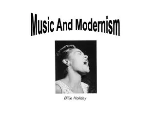 Music And Modernism