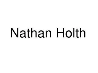 Nathan Holth