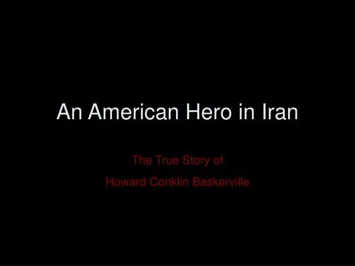 an american hero in iran