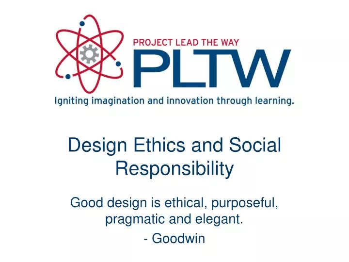 design ethics and social responsibility