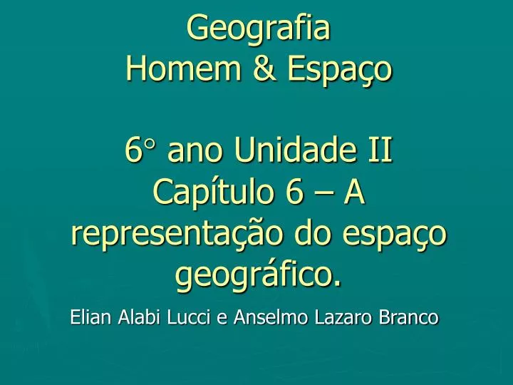 Quiz - Do espaço para o plano - 6º ano - volume 1 - capítulo 2