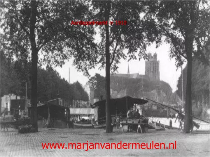 aardappelmarkt in 1910