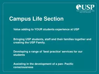 Campus Life Section