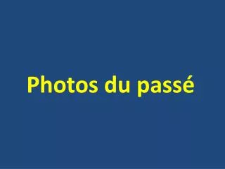 photos du pass