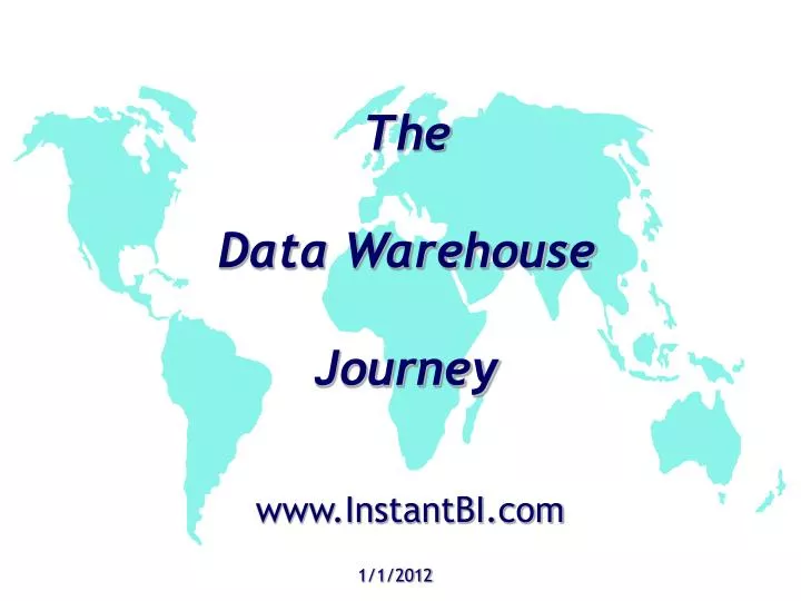 the data warehouse journey