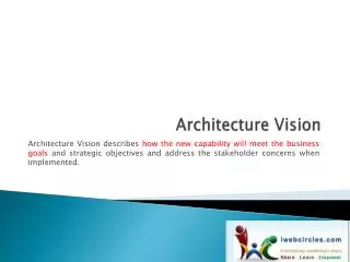 Architecture Vision
