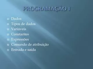 programa o i